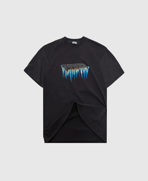 Melting earth print t-shirt