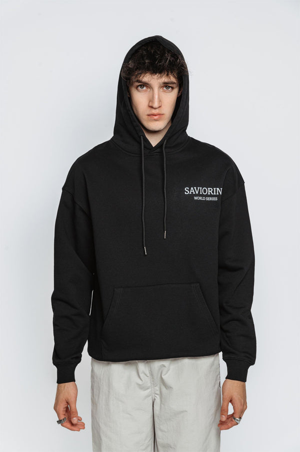 Signature logo print hoodie