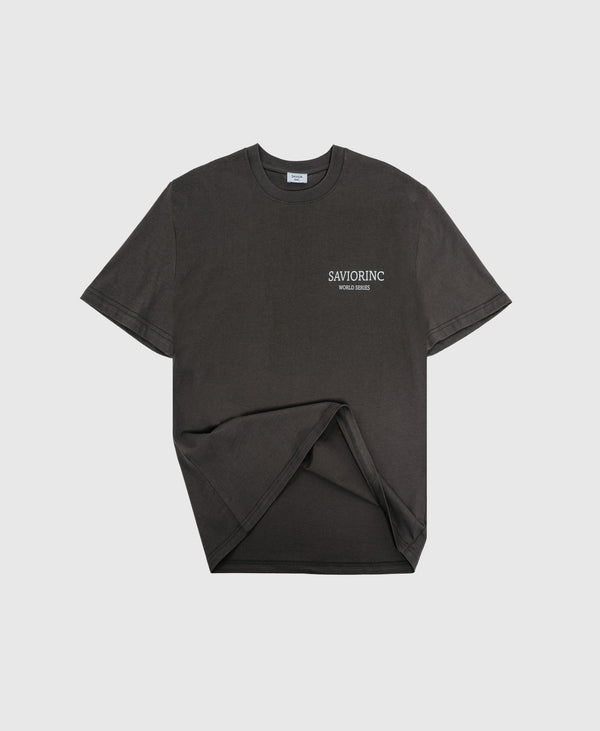 SAVIOR logo print t-shirt